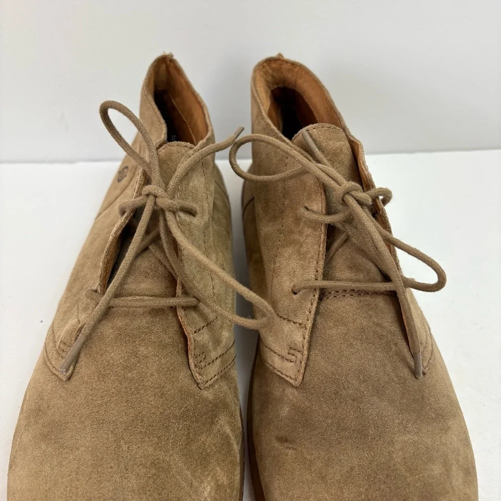 Born Chuka Boots Tan Brown Suede Leathef Lace-up Men’s size 11